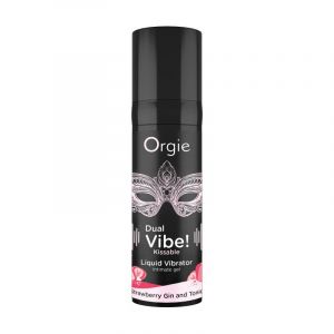 Orgie Dual Vibe! Gin And Tonic Kissable Liquid Vibrator