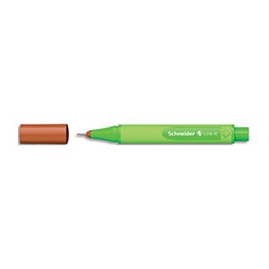 Schneider (Papeterie) Stylo fineliner Link-It - 0,4 mm - système 'click' pour additionner une autre pointe - brun