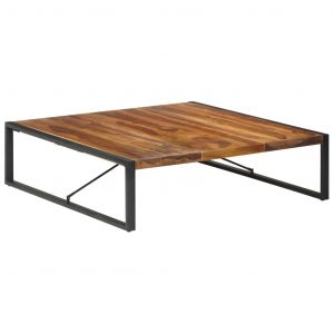 Image de VidaXL Table basse 140x140x40 cm Bois solide avec finition