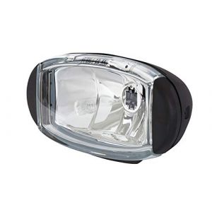 Hella 1FD 010 953-011 Ff / Halogen-Fernscheinwerfer - Comet Ff 550 - 12V - Ovale - Ajout - Transparent Diffuseur.