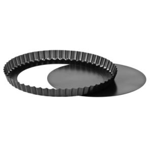 Premier housewares Moule à tarte à fond amovible et anti-adhésif et à bord cannelé (28 cm)