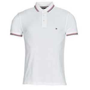 Tommy Hilfiger Polo TIPPED SLIM FIT POLO Blanc - Taille EU S,EU M,EU L,EU XL