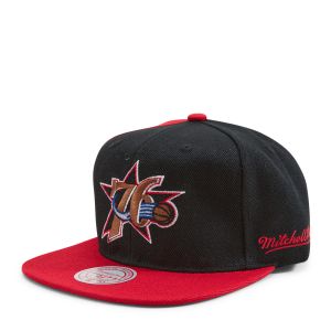 Mitchell & ness Casquette snapback Philadelphia 76ers Rear Script Deadstock HWC