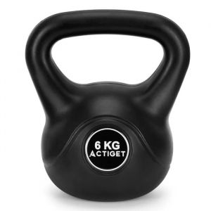 Kettlebell D'exercice, Halt&egrave;re De 6 Kg, Kettlebell D'entra&icirc;nement Abs, Boule Noire