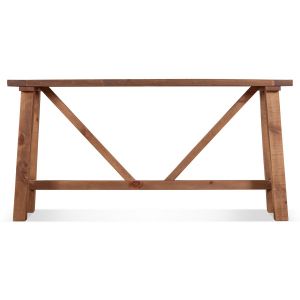 Image de Décoration d'Autrefois Console Bois Marron 146.5x40x75cm