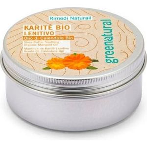 Greenatural Burro di Karit&egrave; Bio con Olio di Calendula Bio Lenitivo - 100 ml