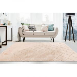 Lalee Tapis de salon rectangulaire uni doux Impulse 200x290