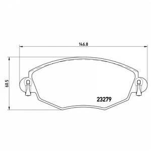 Brembo 4 plaquettes de frein P24060