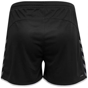 Hummel Hmlauthentic Poly Shorts Woman Femme, Noir/Blanc, XL