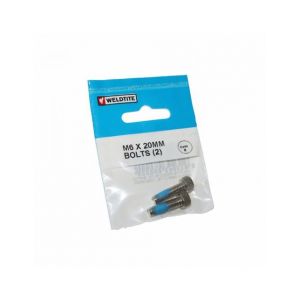 Weldtite Vis M6 x 20 mm (par paire)