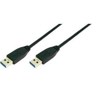 Logilink CU0040 - Câble USB 3.0 Mâle/Mâle 3 m Noir