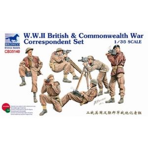Bronco Models CB35140 - Maquette W.W.II British & Commonwealth Correspondent Set