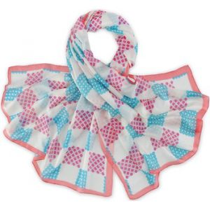 Image de Allée du foulard Echarpe Etole soie Damiana rose - Taille Unique