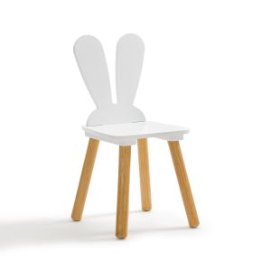 Chaise lapin maternelle, Aglaee Blanc/Bois Taille Taille Unique