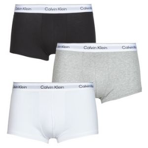 Calvin Klein Boxer Low Icon Coton Stretch noir gris blanc (3 unit&eacute;s) - S