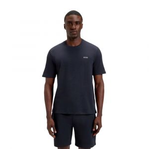 Hugo Boss T shirt Boss Waffle Homme Noir
