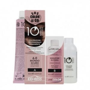 Alama Set Coloration Professionnelle Permanente En 10 Minutes - 6.0 Blond Fonc&eacute;