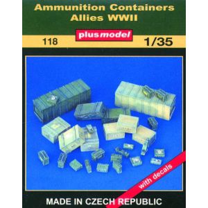 Plus Model Munitionskontainer Alliierte Wwii - 1:35e