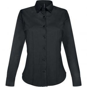 Kariban Chemise femme manches longues coton