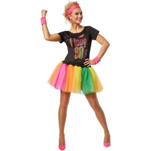 Dressforfun Costume femme starlette pop des ann&eacute;es 80 L - d&eacute;guisement d&eacute;guisement halloween d&eacute;guisement soir&eacute;e carnaval d&eacute;guisement soir&eacute;e carnaval - 301674
