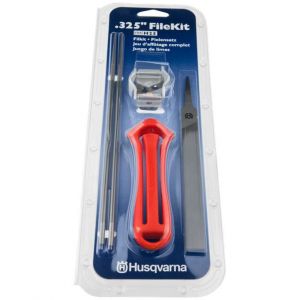 Husqvarna 505698125 H25 Set de limes d'affûtage 4,8mm pour scie 325- Chaînes