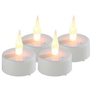 Lunartec : 8 bougies chauffe-plat LED &agrave; souffler