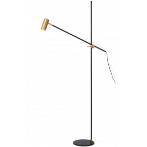 Image de Lucide Lampadaire / lampe de lecture Philine - Noir