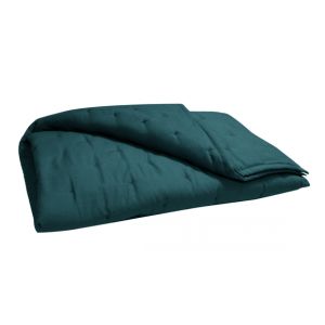 AC-D&eacute;co Couvre-lit en polyester - Celeste - 220 x 240 cm - Bleu canard - Livraison gratuite