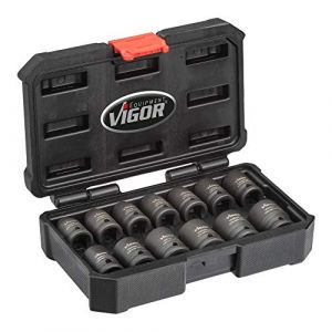 Vigor Coffret de douilles à choc V5550S