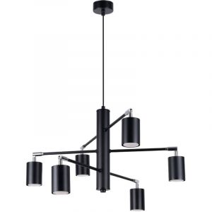 Sollux SL.1207 - Suspension filaire LEMMI 6xGU10/10W/230V noir