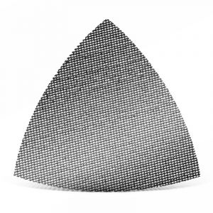 Menzer Net Grilles abrasives auto-agrippantes, 82 mm, p. Ponceuses delta, Carbure de silicium (Lot de 25) G100