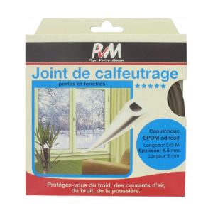 PVM Profil P 10 m - Joint en caoutchouc 9 mm