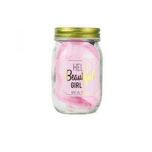 Image de Cosmetic Club Coffret maquillage en bocal Mason Jar Beauté - 4 pièces - Rose