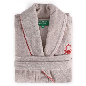 Benetton CASA PEIGNOIR COTON 100 %, 360 G, M/L, BEIGE