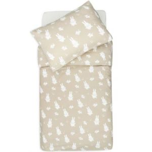 Jollein Housse de Couette et Taie Happy Miffy Olive Green - 100 x 140 cm