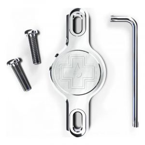 Image de Muc-Off Support AirTag pour v&eacute;lo de s&eacute;curit&eacute;, Unisexe, argent&eacute;, Taille Unique