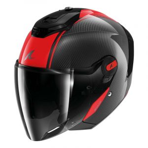 Shark Casque jet RS Jet Carbon Skin carbon/red/carbon- XL