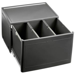 Blanco Botton Pro 45/2 Système De Tri Des Déchets Automatique Plastique Noir, Plastique, Noir, 60 Cm Unterschrank