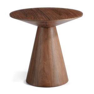 Table d'ap avec structure en bois plaqué noyer
