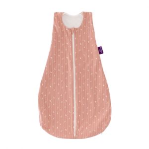 Tr&auml;umeland Gigoteuse GOTS LIEBMICH - Motif Feuilles Roses - Taille 60 - Cha&icirc;ne de Fabrication contr&ocirc;l&eacute;e et certifi&eacute;e Selon Les directives mondialement reconnues.