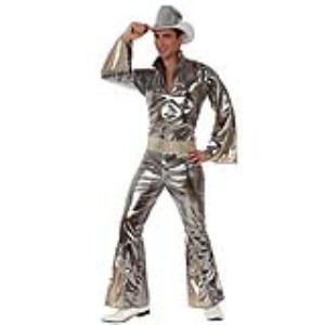 Image de Déguisement disco homme argent (taille XL)