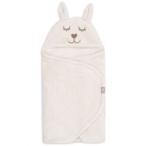 Jollein Couverture Portefeuille Bunny Cloudy Rib - Oatmeal