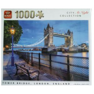 King international City Collection at Night - Tower Bridge, London, England
