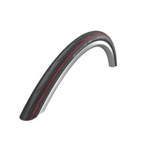 Schwalbe Pneu v&eacute;lo route Lugano 2 HS471 - 700x25 (25-622) - Noir et rouge - Tubetype