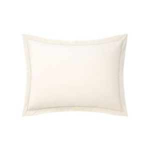 Olivier Desforges Taie d'oreiller percale Ivoire 65 x 65 cm