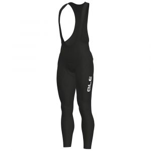 Ale Cuissard Winter Bib Tights - Black / White - Taille XS