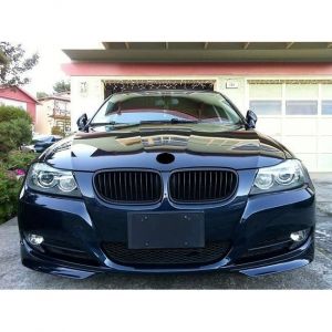 Pour BMW Série 3 E90 E91 Spoiler Lame Rajouts De Pare-Choc Avant LCI 2008-2012