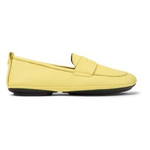 Camper Ballerines Right Nina cuir Jaune - Couleur Jaune - Taille 38