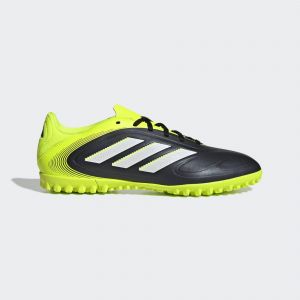 Adidas Mixte Copa Pure III Club Turf Football Boots Chaussures, Core Black/FTWR White/Lucid Lemon, 41 1/3 EU