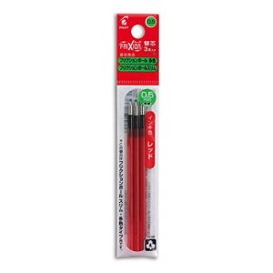 Pilot 2269002 F – Recharges Ball 4, Lot de 3, 0,5 mm, rouge